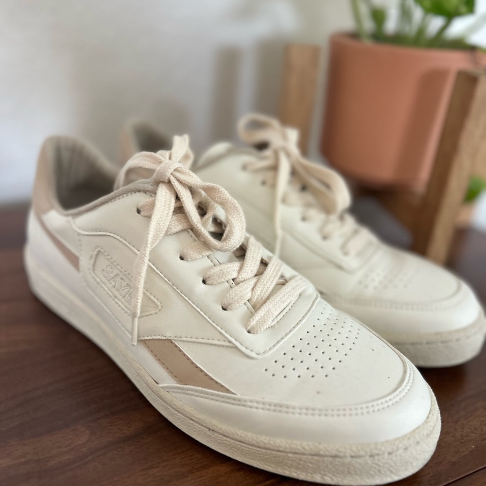 Women's Cream Sneakers